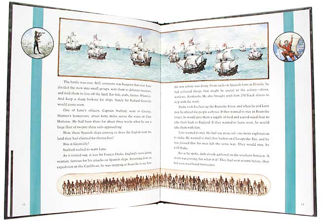 page 12...........The battle was over. Still, everyone was hungrier than ever. Lane divided the men into small groups, sent them to different locations, and told them to live off the island. 